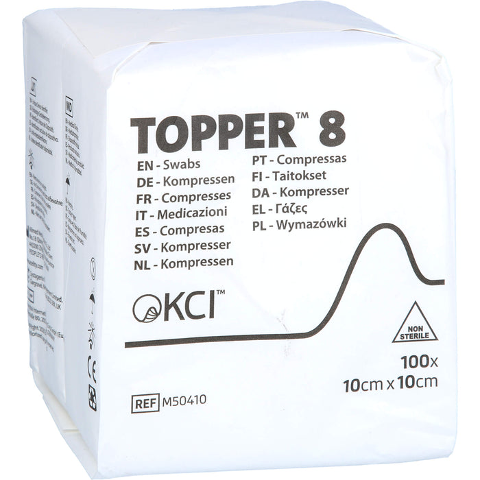 TOPPER 8 UNST 10 X 10 cm 50410, 100 St. Kompressen