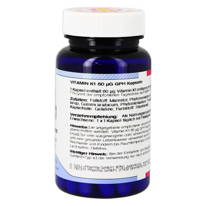 GALL PHARMA Vitamin K1 60 µg GPH Kapseln, 60 St. Kapseln
