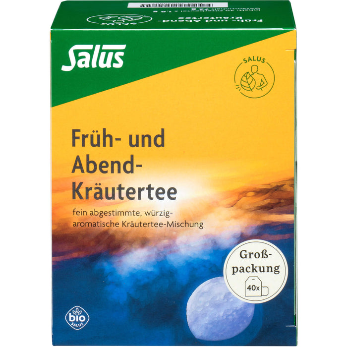Salus Früh- und Abend-Kräutertee, 40 St. Filterbeutel