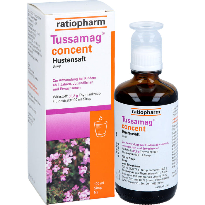 Tussamag concent Hustensaft mit Thymiankraut, 100 ml Lösung