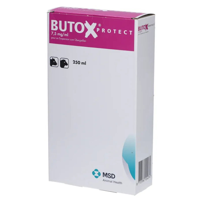 BUTOX Protect 7,5 mg/ml Flasche mit Applikator, 250 ml Lösung