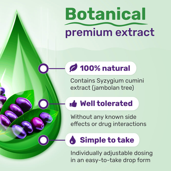 GLYCOWOHL Herbal Drops for Diabetes and Blood Sugar Control, 100 ml Lösung