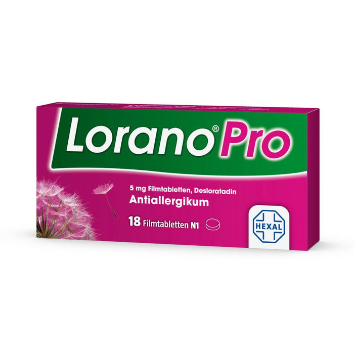 Lorano Pro Filmtabletten Antiallergikum, 18 St. Tabletten