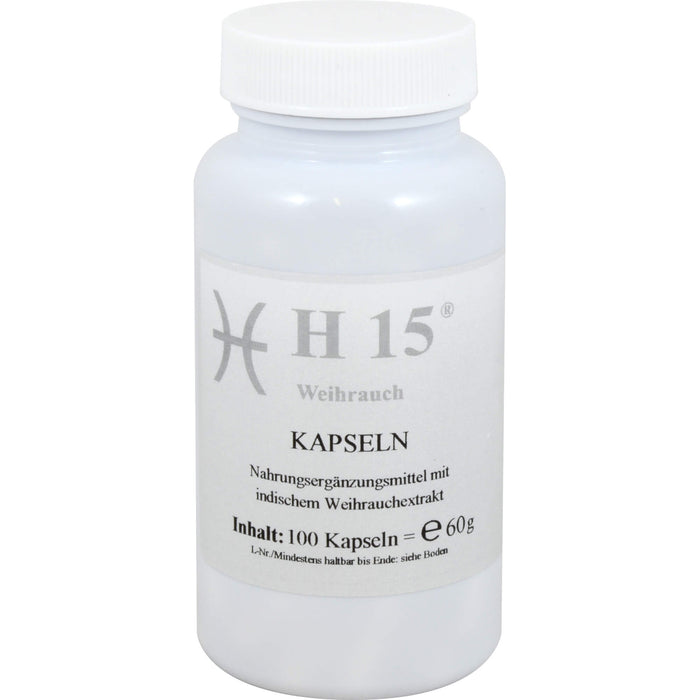 H 15 Weihrauch Kapseln 350 mg, 100 St. Kapseln