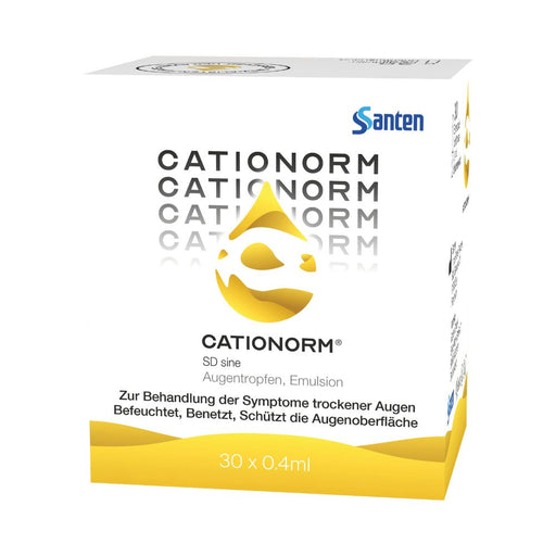 CATIONORM Augentropfen - Schutz bei Trockenen und/oder tränenden Trockenen Augen, 30 St. Einzeldosispipetten