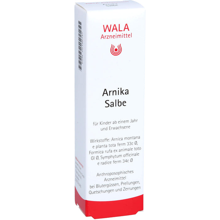 WALA Arnika Salbe bei Blutergüssen, Prellungen, Quetschungen und Prellungen, 30 g Salbe