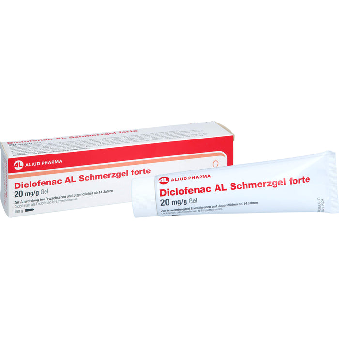 Diclofenac AL Schmerzgel forte 20 mg / g bei akutem Bewegungsschmerz nach stumpfem Trauma, 100 ml Gel