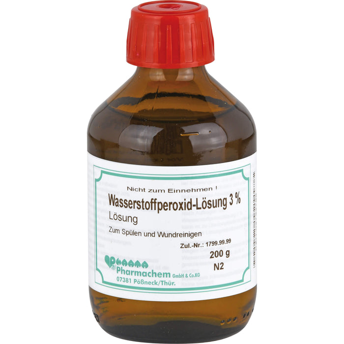 Pharmachem Wasserstoffperoxid Lösung 3%, 200 g Lösung
