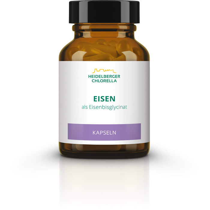 Heidelberger Chlorella Eisen als Eisenbisglycinat Kapseln, 90 St. Kapseln