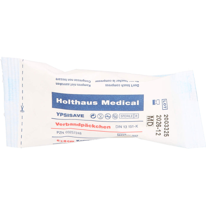 Holthaus Medical YPSISAVE Verbandpäckchen klein 6 cm x 8 cm, 1 St. Verband