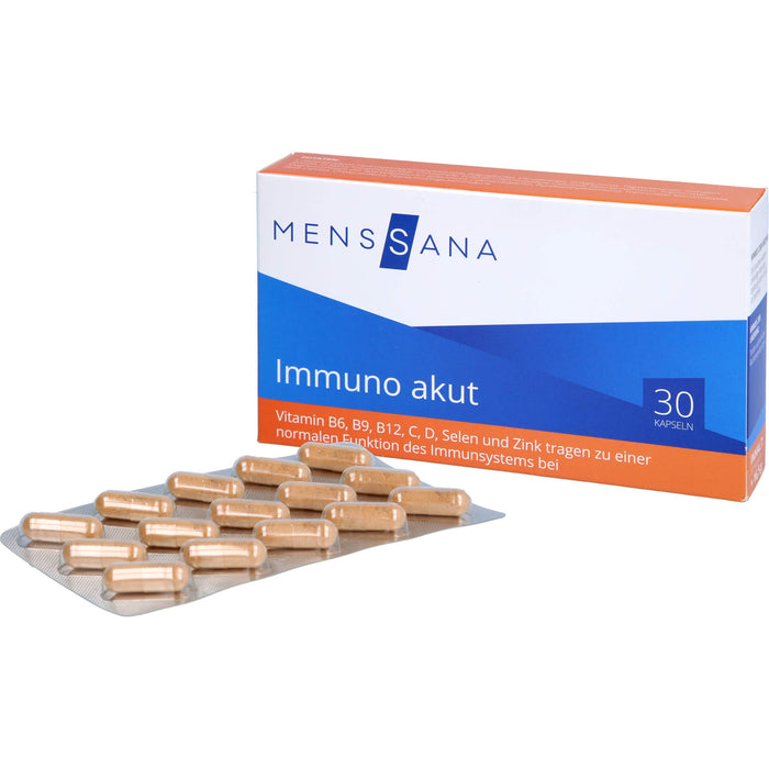 Immuno akut MensSana®, 30 St KAP