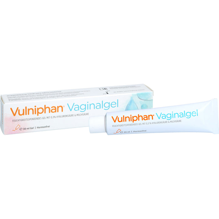 Vulniphan Vaginalgel zur Linderung bei akuten Symptomen von Scheidentrockenheit, 30 ml Gel
