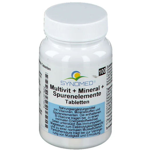 SYNOMED Multivit + Mineral + Spurenelemente Tabletten, 100 St. Tabletten