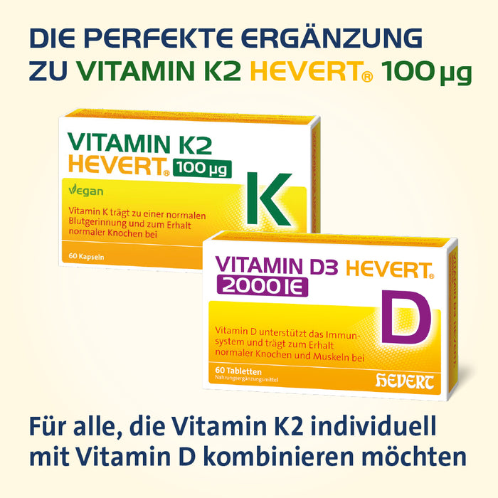 Vitamin K2 Hevert 100 µg, 60 St. Kapseln