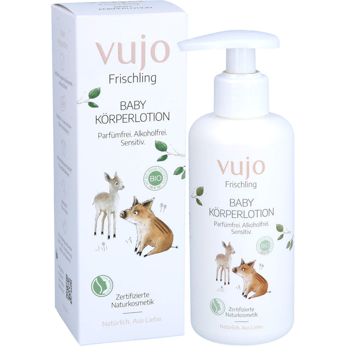 Vujo Frischling Baby Körperlotion, 200 ml Lotion