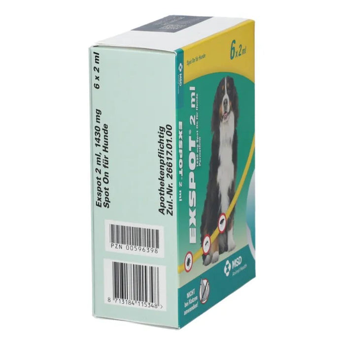 exspot Lösung bei Floh und Zeckenbefall, 12 ml Lösung