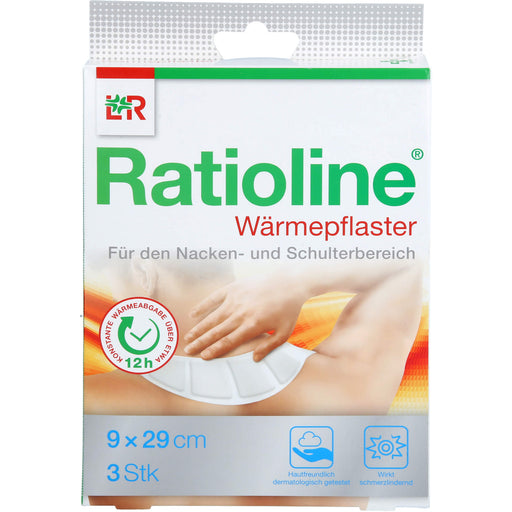 Ratioline Wärmepflaster Nacken / Schulter 29 x 9 cm, 3 St. Pflaster