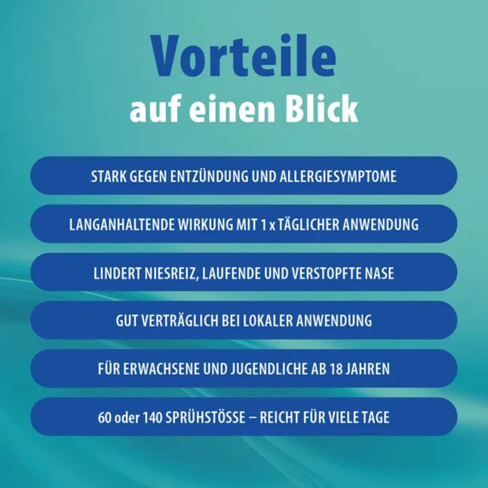 PUREN Mometason Heuschnupfenspray 50 Mikrogramm/Sprühstoß Nasenspray, 18 g Lösung