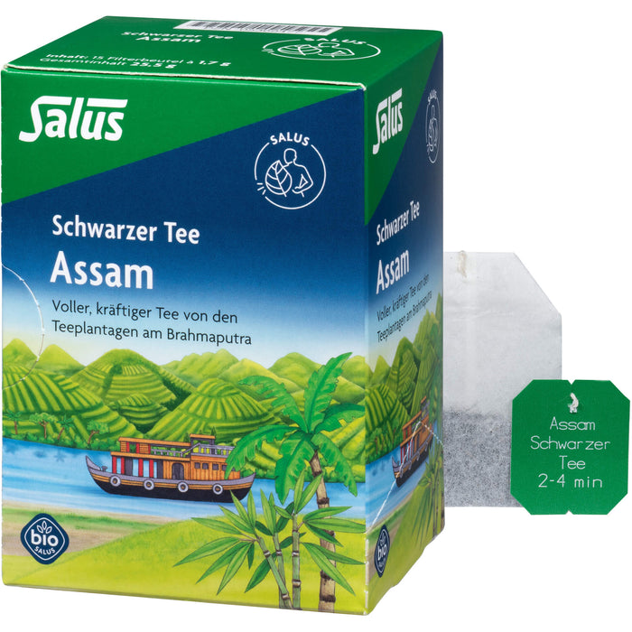 Salus schwarzer Tee Assam bio, 15 St. Filterbeutel