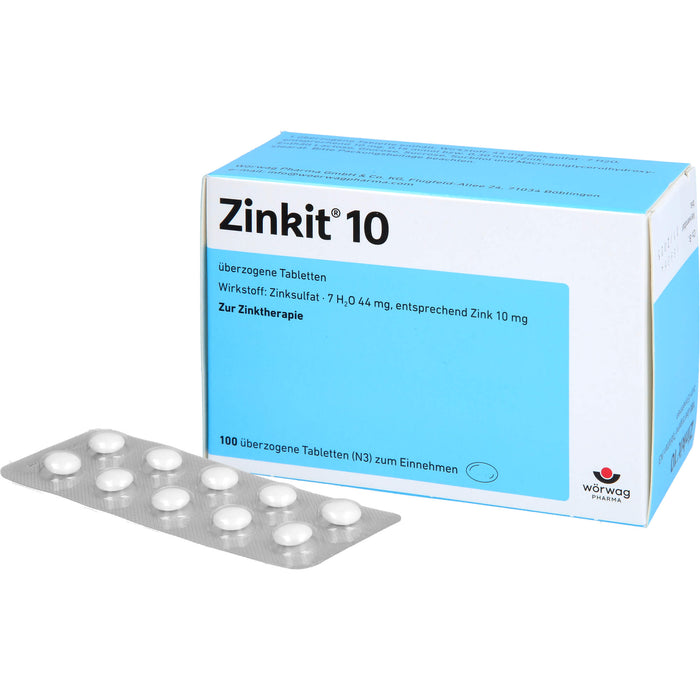 Zinkit® 10, Überzogene Tabletten, 100 St UTA