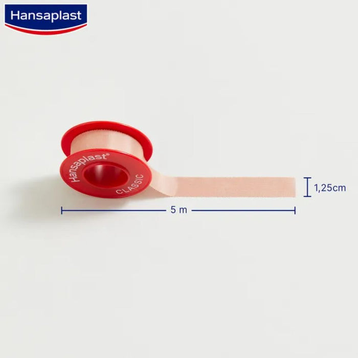 Hansaplast Classic Fixierpflaster 5 m x 1,25 cm, 1 St. Pflaster