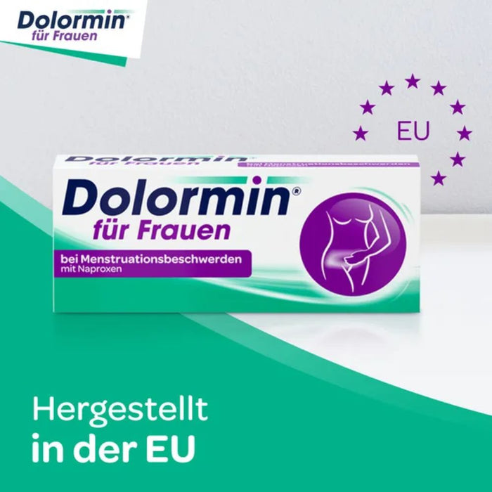 Dolormin für Frauen Tabletten bei Menstruationsbeschwerden, 20 St. Tabletten