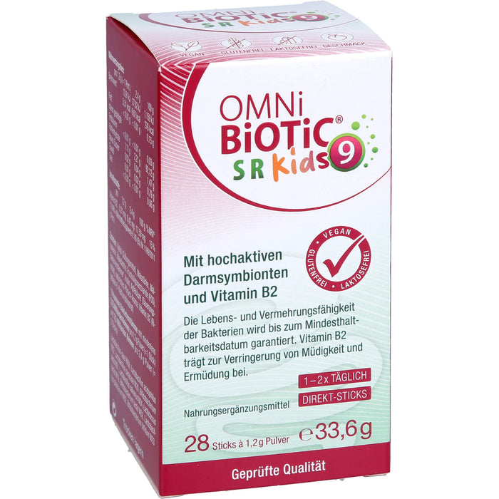 OMNi-BiOTiC SR-9 Kids mit wertvollen Bakterienstämmen, 28 St. Beutel