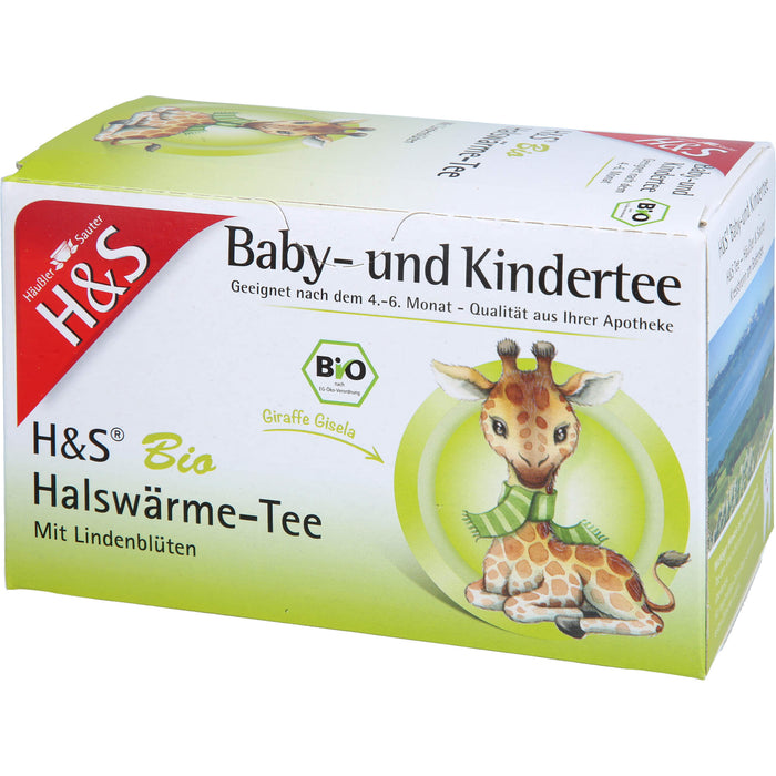 H&S Bio Halswärme-Tee Baby- und Kindertee, 20X1.5 g FBE