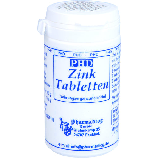 PHD Zink Tabletten, 90 St. Tabletten
