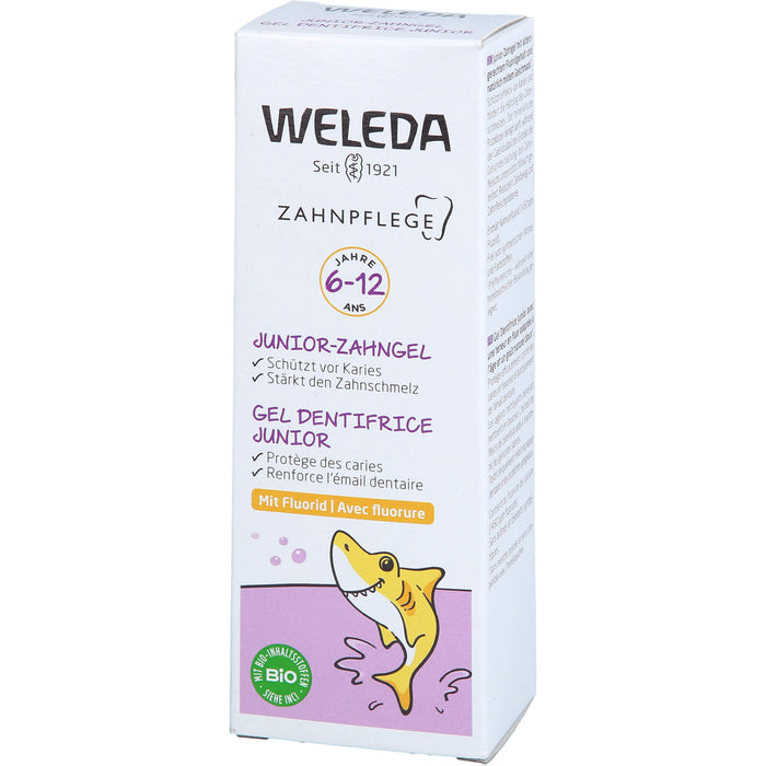 WELEDA Junior-Zahngel mit Fluorid 6 - 12 Jahre, 50 ml Gel