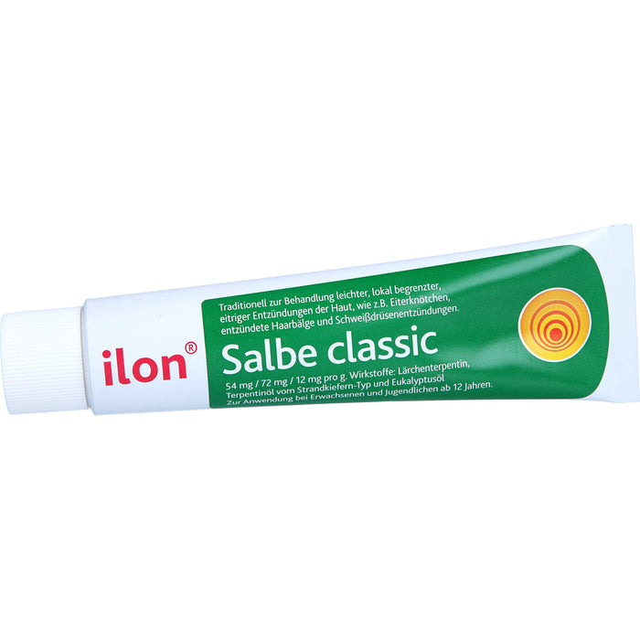 ilon Salbe classic bei leichten eitrigen Entzündungen der Haut, 50 g Salbe