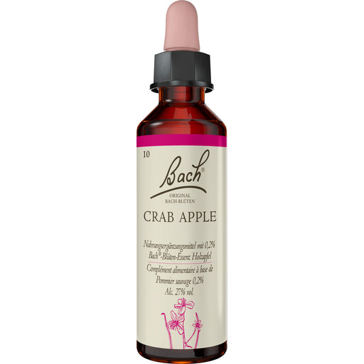Bach Original Bach-Blüten Nr. 10 Crab Apple Holzapfel Tropfen, 20 ml Lösung