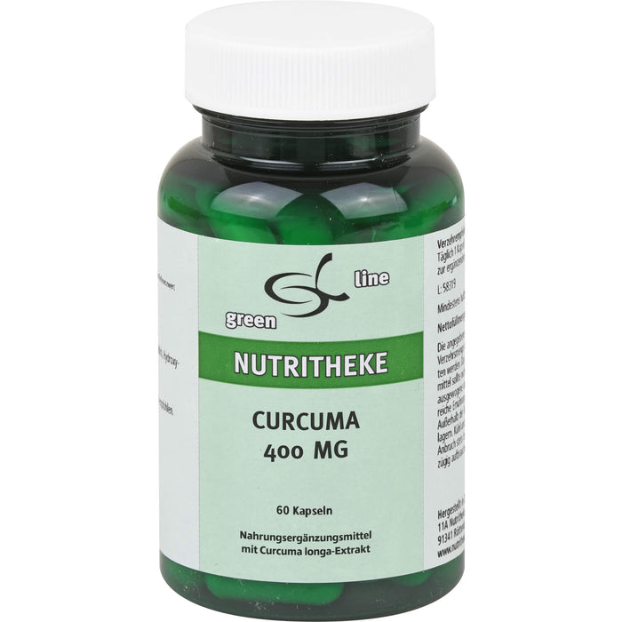 Green Line Nutritheke Curcuma 400 mg Kapseln, 60 St. Kapseln
