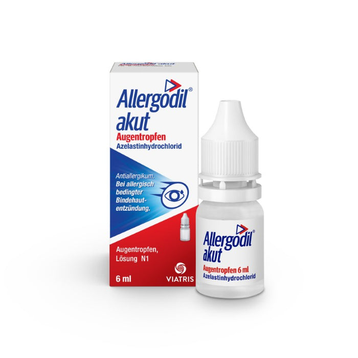Allergodil akut Augentropfen bei allergischer Bindehautentzündung, 6 ml Solution