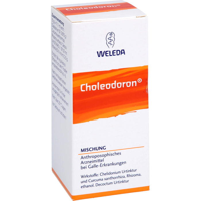 WELEDA Choleodoron Mischung bei Galle-Erkrankungen, 50 ml Lösung