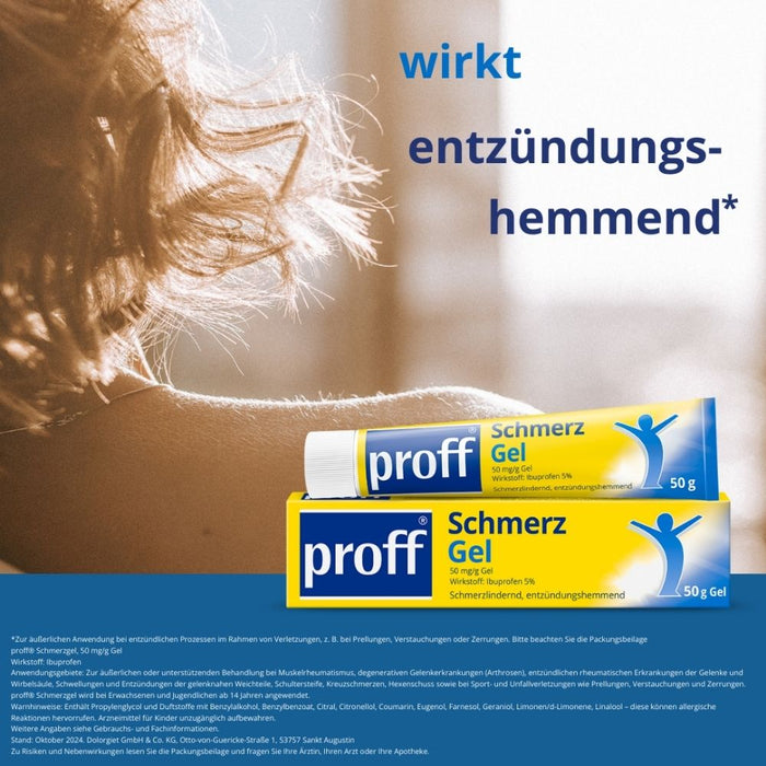 proff Schmerzgel, 50 mg/g Gel, 50 g Gel