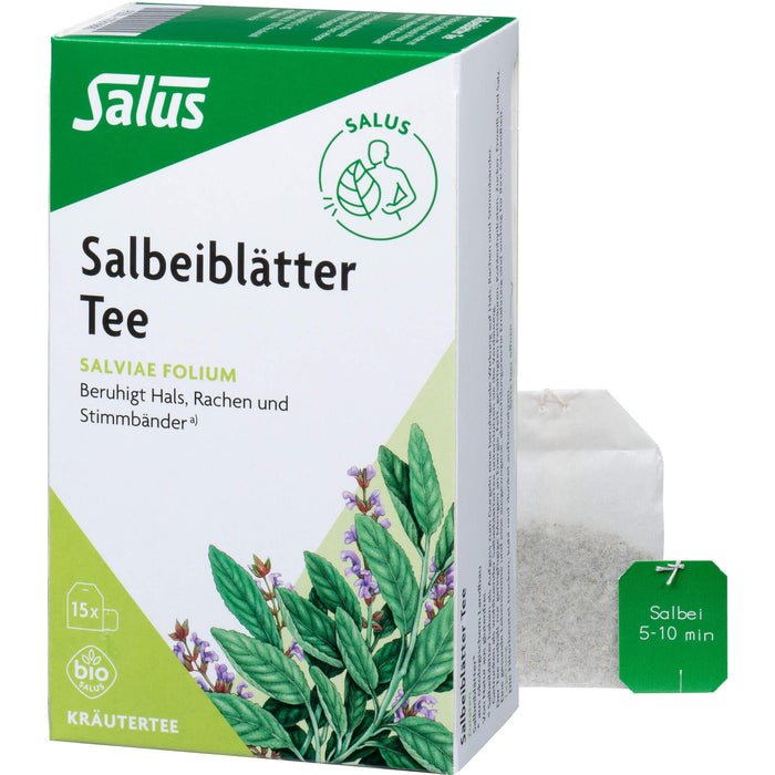 Salus Salbeiblätter Tee bio, 15 St. Beutel