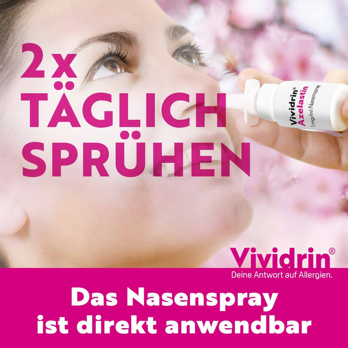 Vividrin Azelastin Kombipackung Augentropfen und Nasenspray, 1 St. Kombipackung