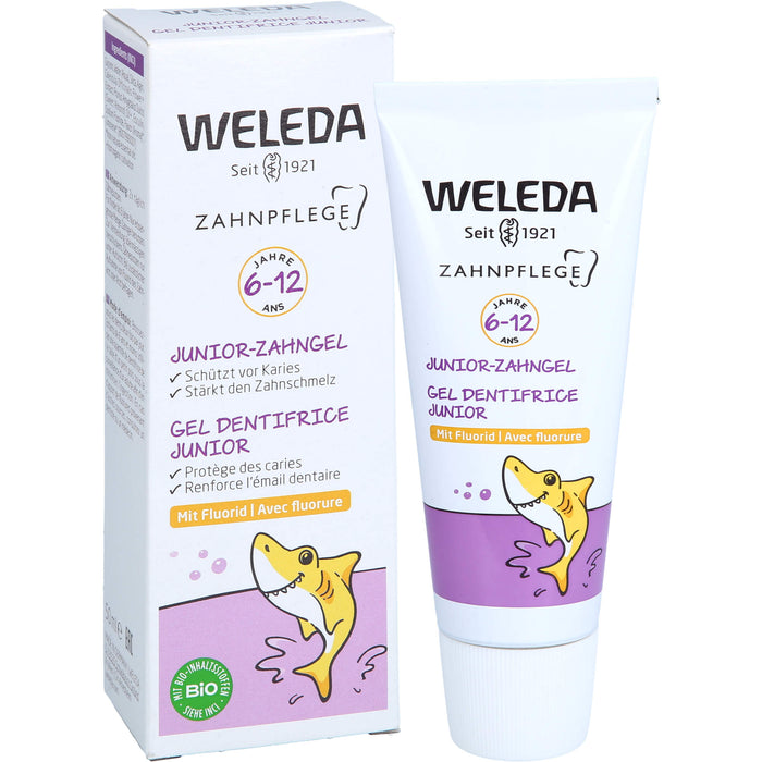 WELEDA Junior-Zahngel mit Fluorid 6 - 12 Jahre, 50 ml Gel