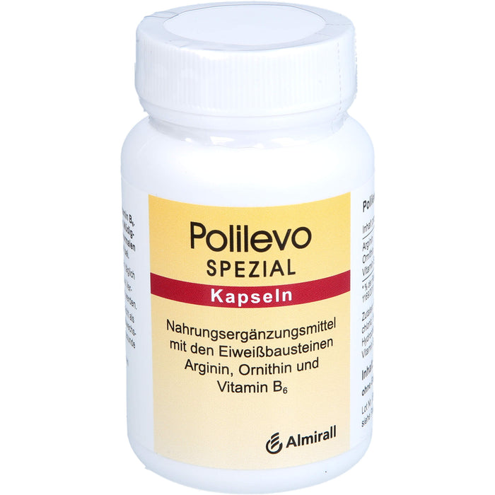 Polilevo spezial Kapseln mit Arginin, Ornithin und Vitamin B6, 60 St. Kapseln
