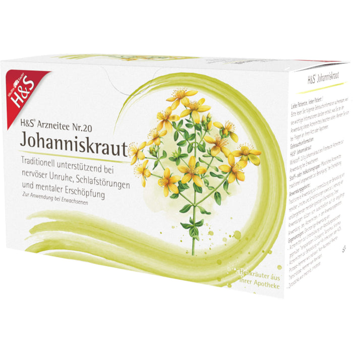 H&S Johanniskraut Arzneitee Nr. 20, 20 St. Filterbeutel