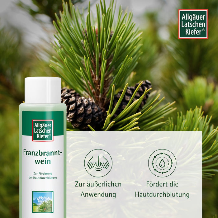 Allgäuer Latschenkiefer Franzbranntwein, 250 ml Solution