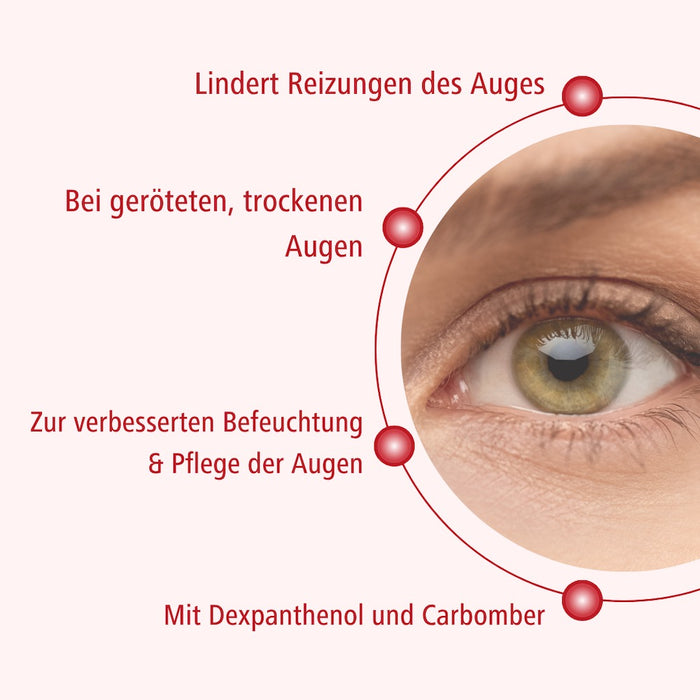 DR. THEISS Hydro med Red Augentropfen lindert Reizungen, 10 ml Lösung