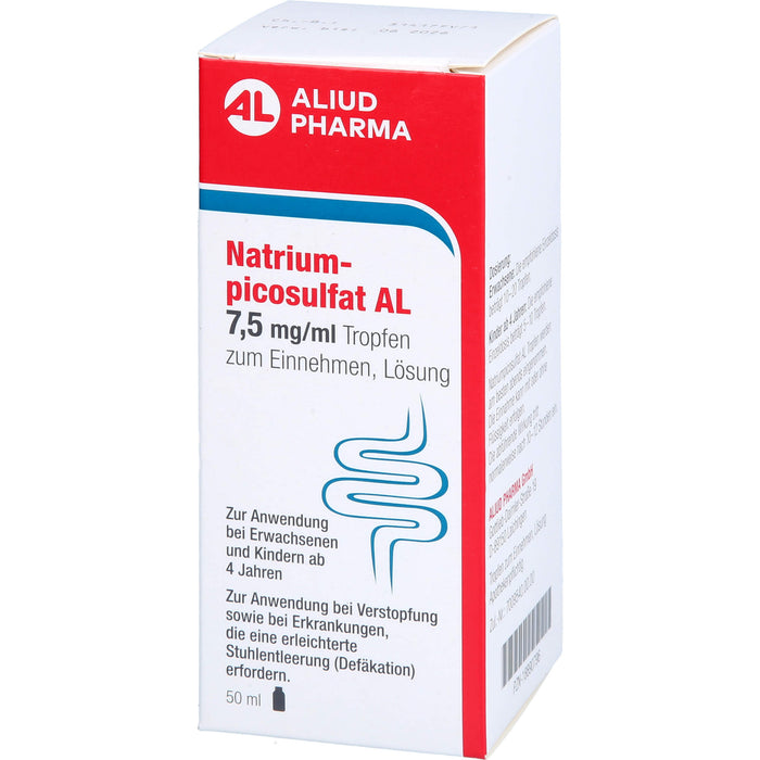 Natriumpicosulfat AL 7,5 mg / ml bei Verstopfung, 50 ml Lösung