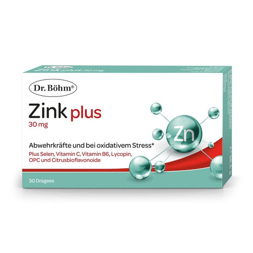 Dr. Böhm Zink plus 30 mg Dragees, 30 St. Dragees