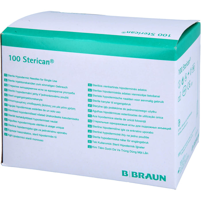 Sterican Einmalkanüle 18G 1,20 x 40 mm Kurzschliff, 100 St. Kanülen