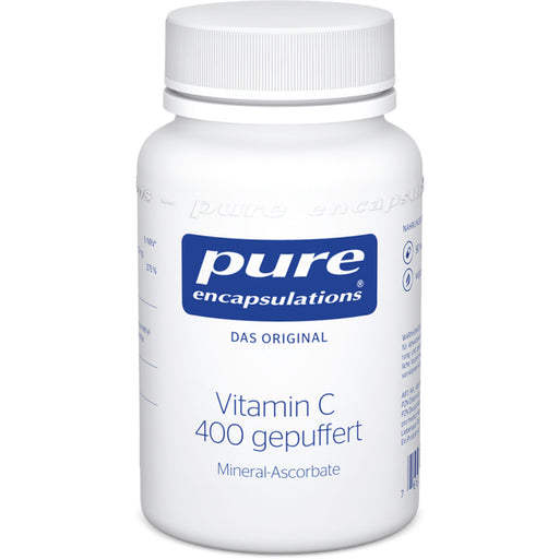 PURE ENCAPSULATIONS VITAMIN C 400 GEPUFFERT, 180 St KAP