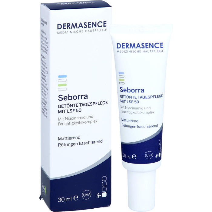 DERMASENCE Seborra Getönte Tagespflege mit LSF 50, 30 ml CRE