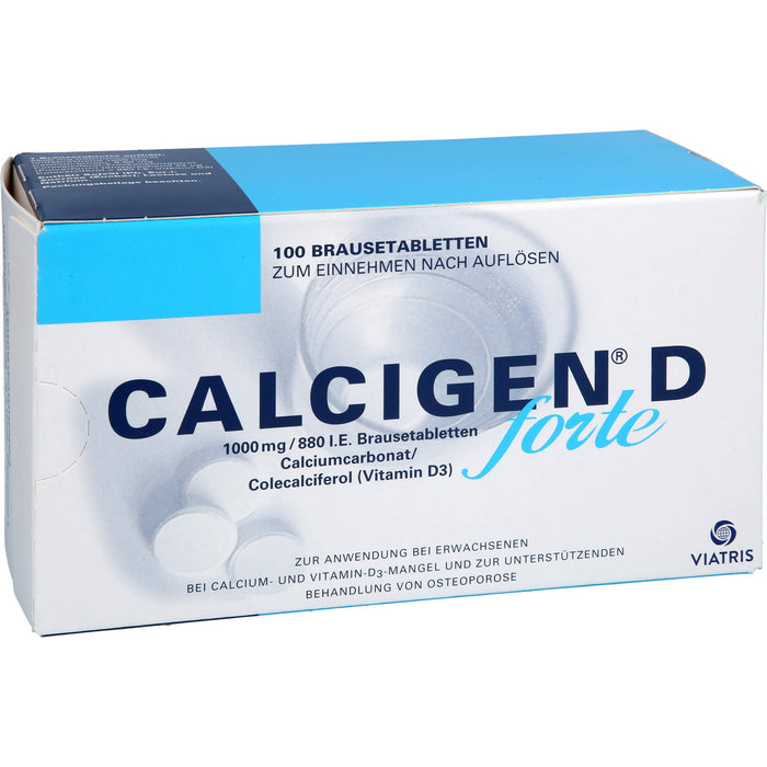 CALCIGEN D forte 1000 mg/880 I.E. Brausetabletten, 100 St BTA