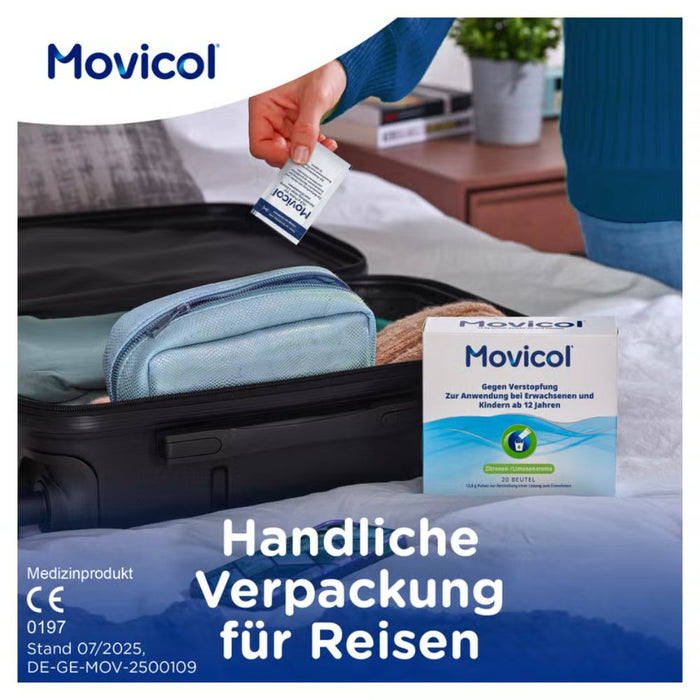MOVICOL, Pulver zur Herstellung einer Lösung zum Einnehmen gegen Verstopfung, 50 St. Beutel